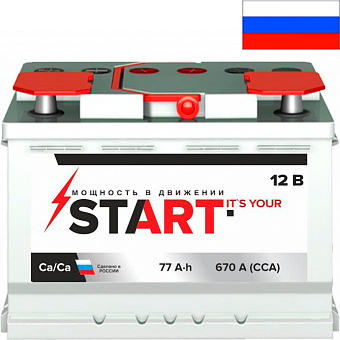 ���� ������������ START Start 6CT 77Ah R+ 670A EN 278x175x190 ��. ��. �����������
